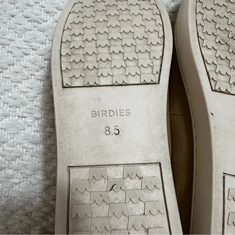 Birdies The Swift Classic Shell Sneakers Beige Suede Slip On Women’s Size 8.5 - Picture 9 of 9